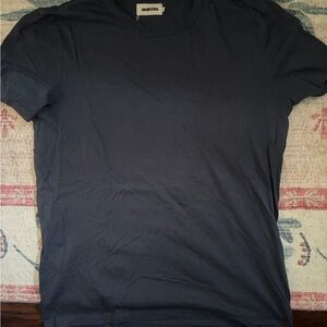 Taylor Stitch Slub T Shirt in Rinsed Indigo Size L/42